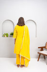 RANGAT-Yellow Three Piece Suit  Set