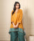 ROOH - Mustard Color-Block High-Low Two Piece Set