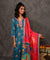 GEET - Celadon Blue Three Piece Suit Set  With Printed Dupatta