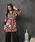 MASAKALI - Printed Black Kurta With Wrap Pant