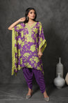 MASAKALI- Purple Two Piece Kaftan Set