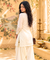 Festive White Kurta with Cowl Pants Set