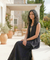 Rozana - Black  long Gown With Jacket