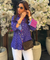 MAERI-Indigo  Bandhani shirt