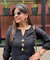 Festive Black Kurta with Cowl Pants Set