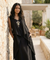 Rozana - Black  long Gown With Jacket