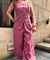 Rozana - Rose Pink Gingham Waistcoat & Balloon Pant Co-Ord Set