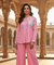 PHULJARI- Petal Pink Jacquard Co-ord set