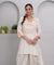 JUGNI-Neon off-white  high-low Two-piece Set