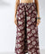 Plum Floral Printed Two Piece Set