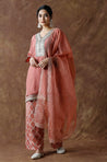 Noorani-Coral Three Piece suit set