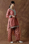 Noorani-Coral Three Piece suit set