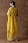 Noorani-Mustard Pearl Three Piece Suit  Set