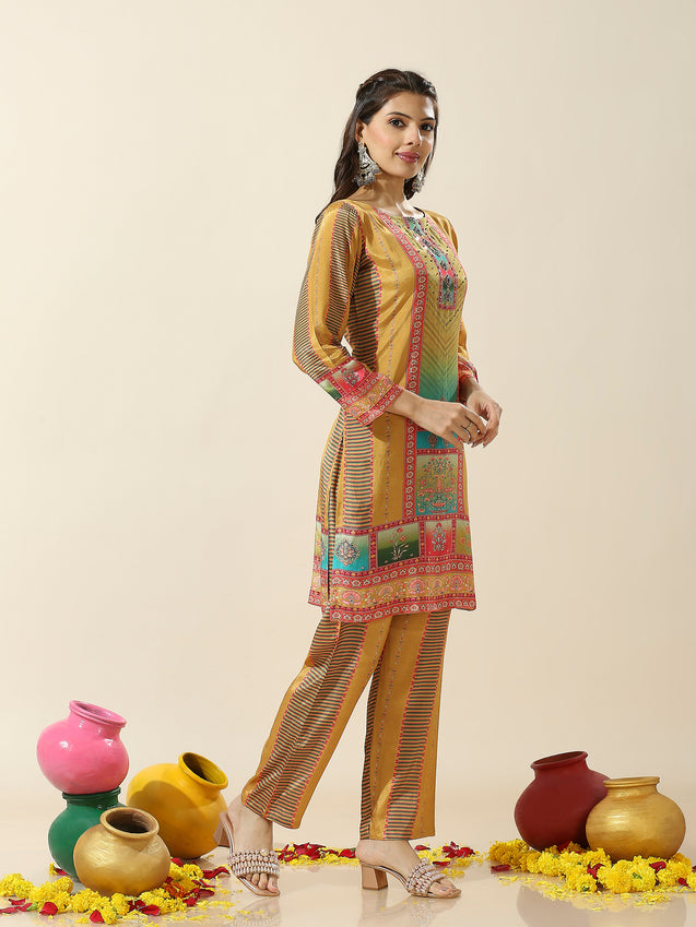 JASHN-Yellow Pakistani Two Piece Set