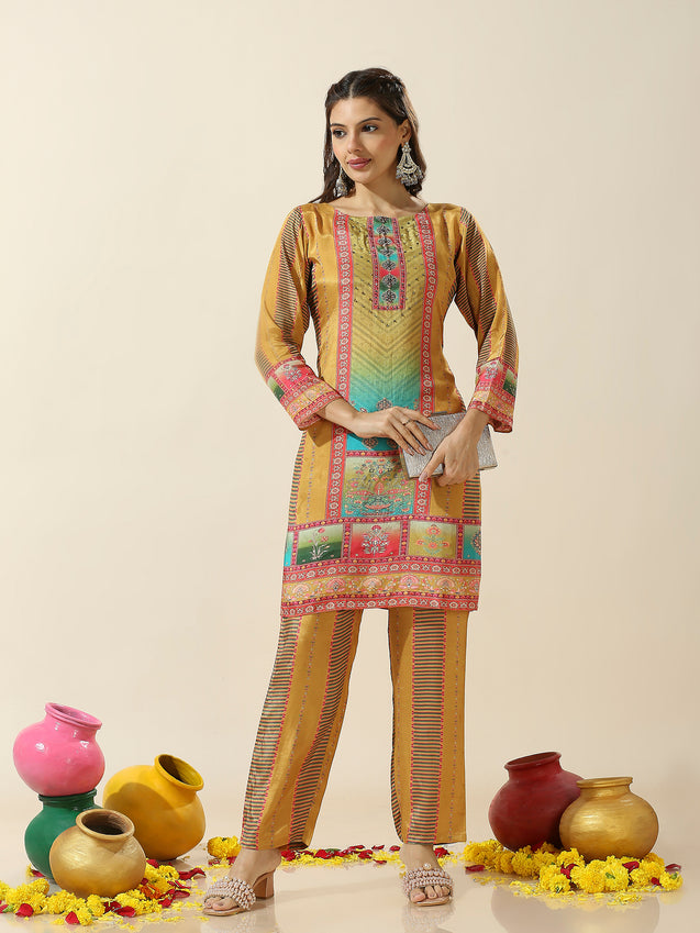 JASHN-Yellow Pakistani Two Piece Set