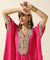Raas-Pink Solid Batwing Two Piece Set (oversized fit)