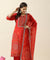 HEERIYE-Red Bandhani Three Piece Suit Set