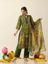 Heeriye- Green Bhandani Three piece set