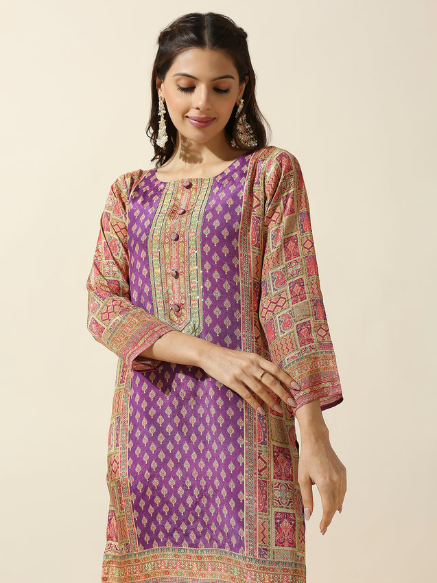 JASHN-Purple Pakastani Two Piece Set