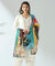 MALANG-Cream Three Piece Suit Set With Printed Dupatta