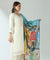 MALANG-Cream Three Piece Suit Set With Printed Dupatta