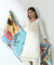 MALANG-Cream Three Piece Suit Set With Printed Dupatta