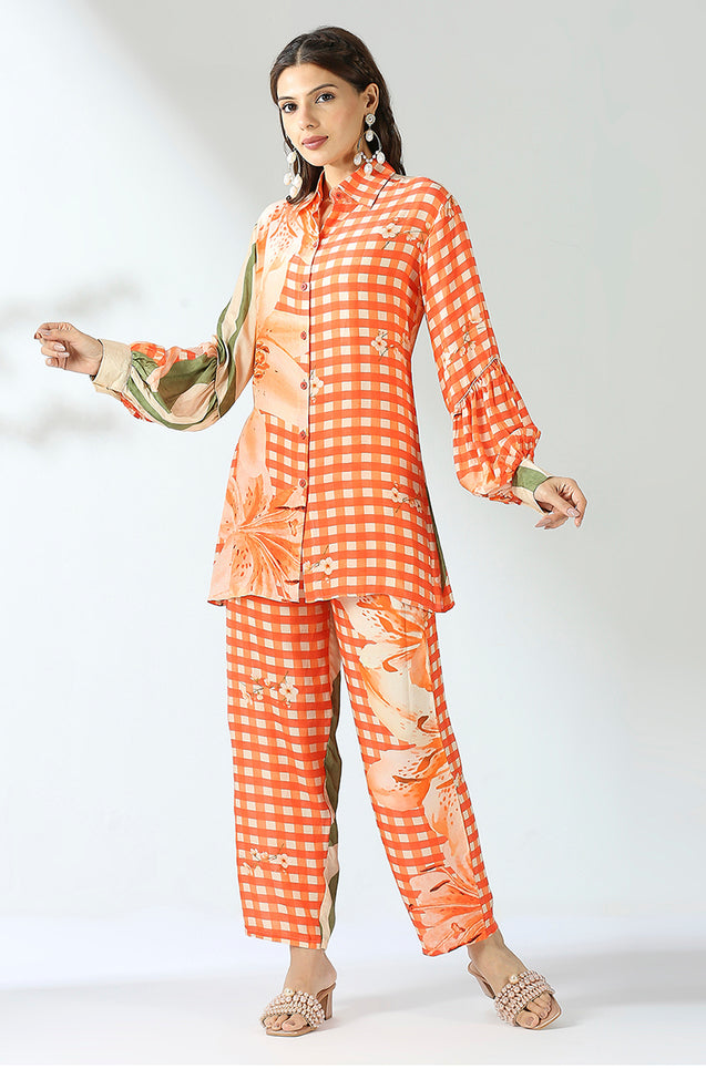 OH MY CO-ORD!!  Vivid Orange  Co-ord Set