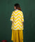 MASAKALI - Yellow Chevron Three Piece Set