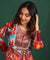 MASAKALI - Printed Maroon Kurta With Wrap Pant