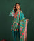 GEET-Jade Green Three Piece Suit Set With Printed Dupatta