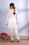 ROOH- White Lucknowi Two Piece Set