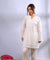 ROOH- White Lucknowi Two Piece Set