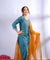 ROOH - Teal Three Piece Suit Set