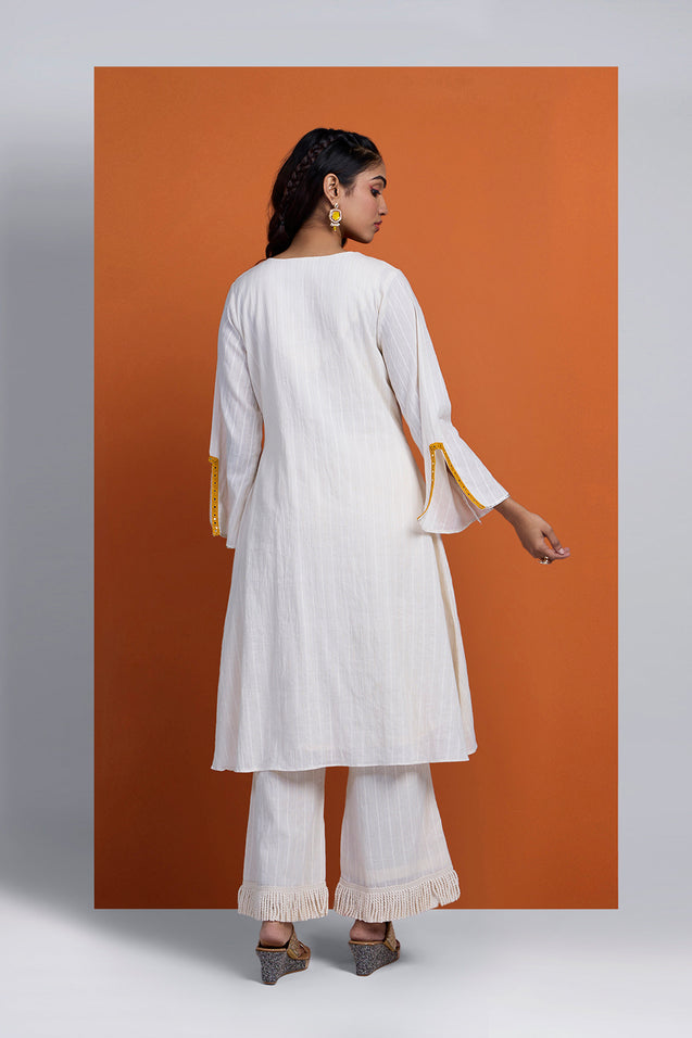 HOOR - Handkerchief Cut Three  Piece Set