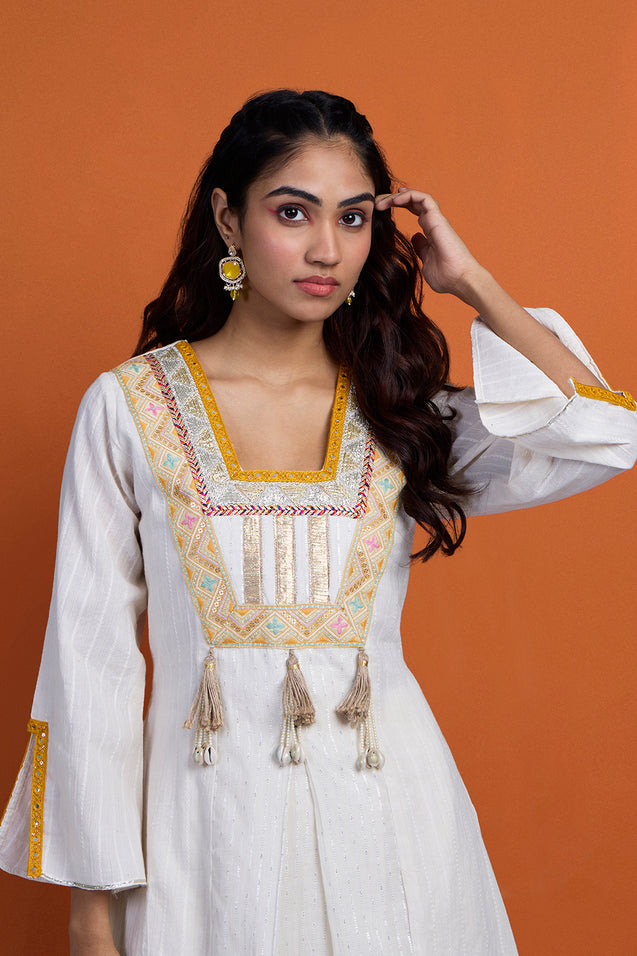 HOOR - Handkerchief Cut Three  Piece Set