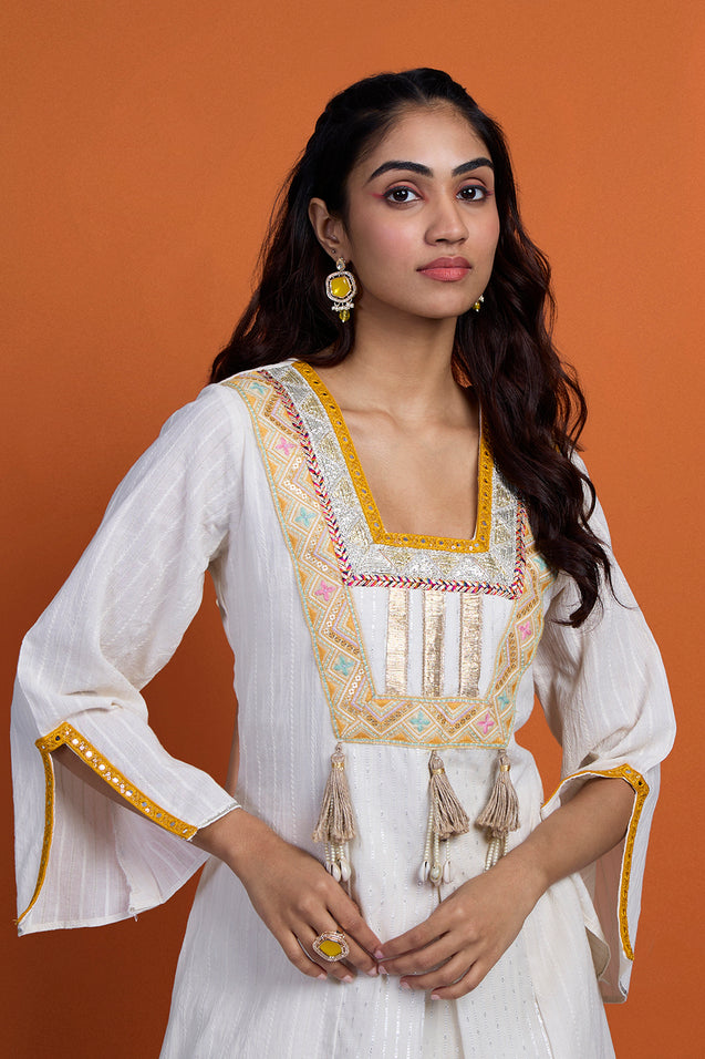 HOOR - Handkerchief Cut Three  Piece Set