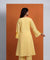 HOOR - Yellow Handkerchief Cut Three Piece Set