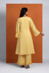 HOOR - Yellow Handkerchief Cut Three Piece Set