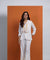 HOOR -Indo off-white Boho  Blazer Set