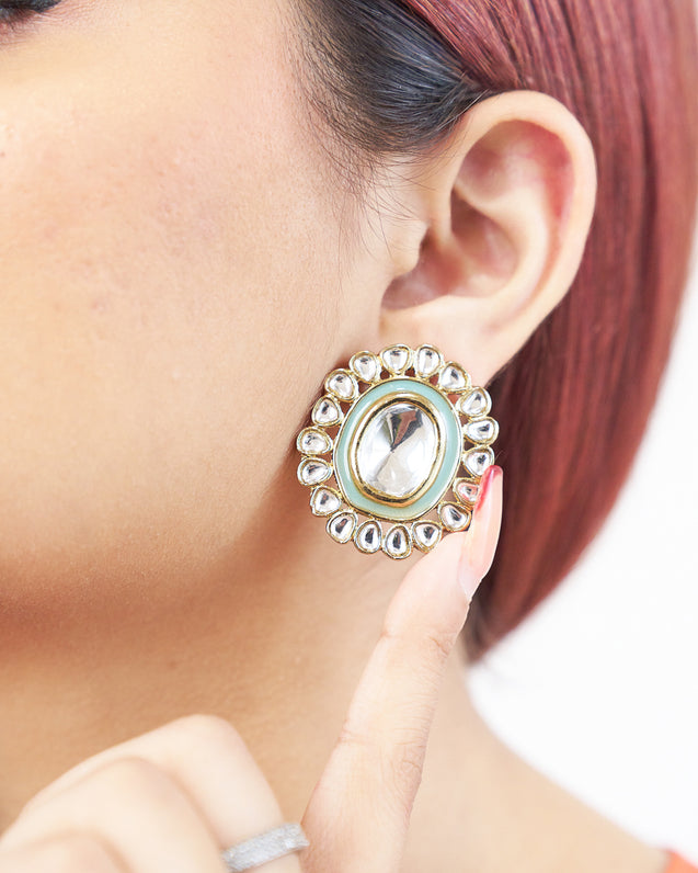 RUMI Kundan Studs