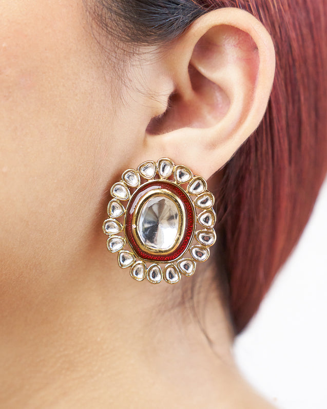 RUMI Kundan studs