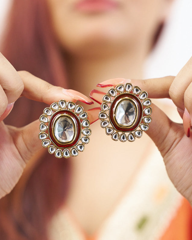 RUMI Kundan studs