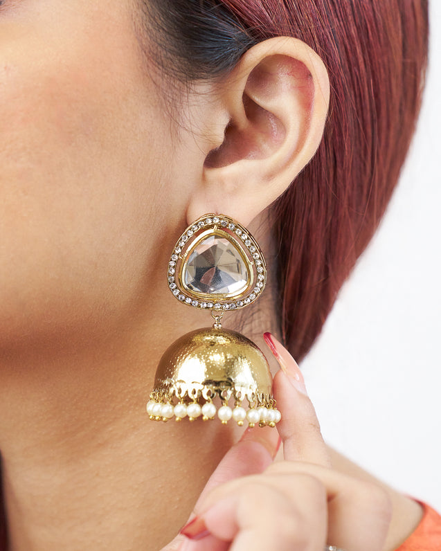 RUMI Kundan Jhumkas