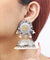 LEELA Stone Studded Jhumkis