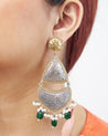 ZOYA Duo-Tone Drop Earrings