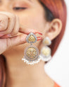 LEELA Two tone small jhumkis