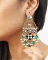 MORNI Meenakari Dangling Earrings