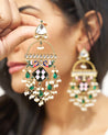 MORNI Meenakari Dangling Earrings