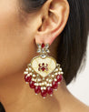 RUMI Red Lotus Earrings