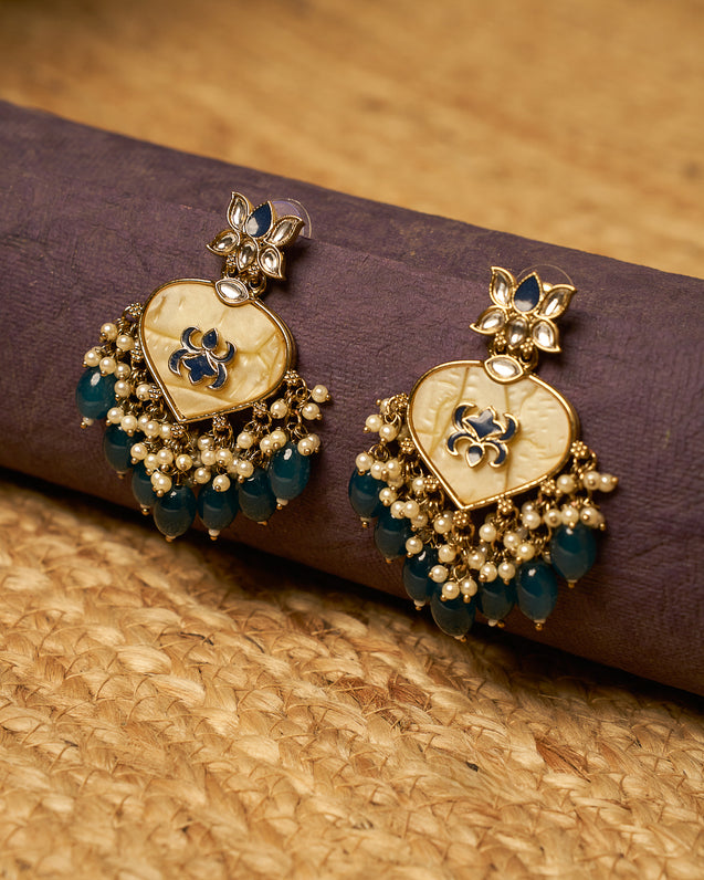 RUMI Blue Lotus Earrings